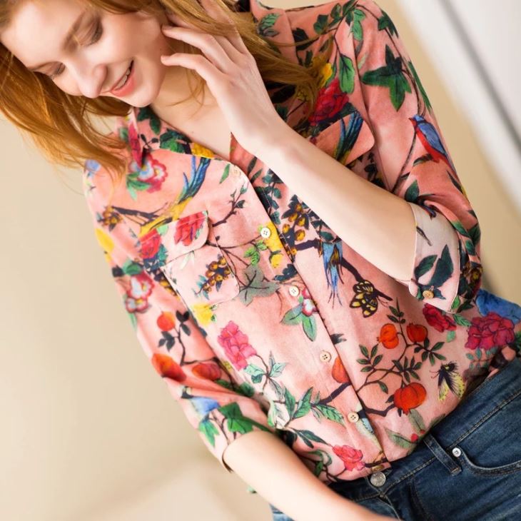 Customize Silk Blouse